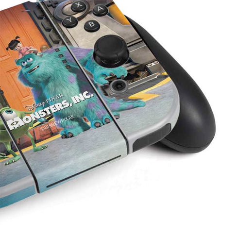 Disney Monsters Inc. Movie Poster Nintendo Switch OLED (2021) Skin